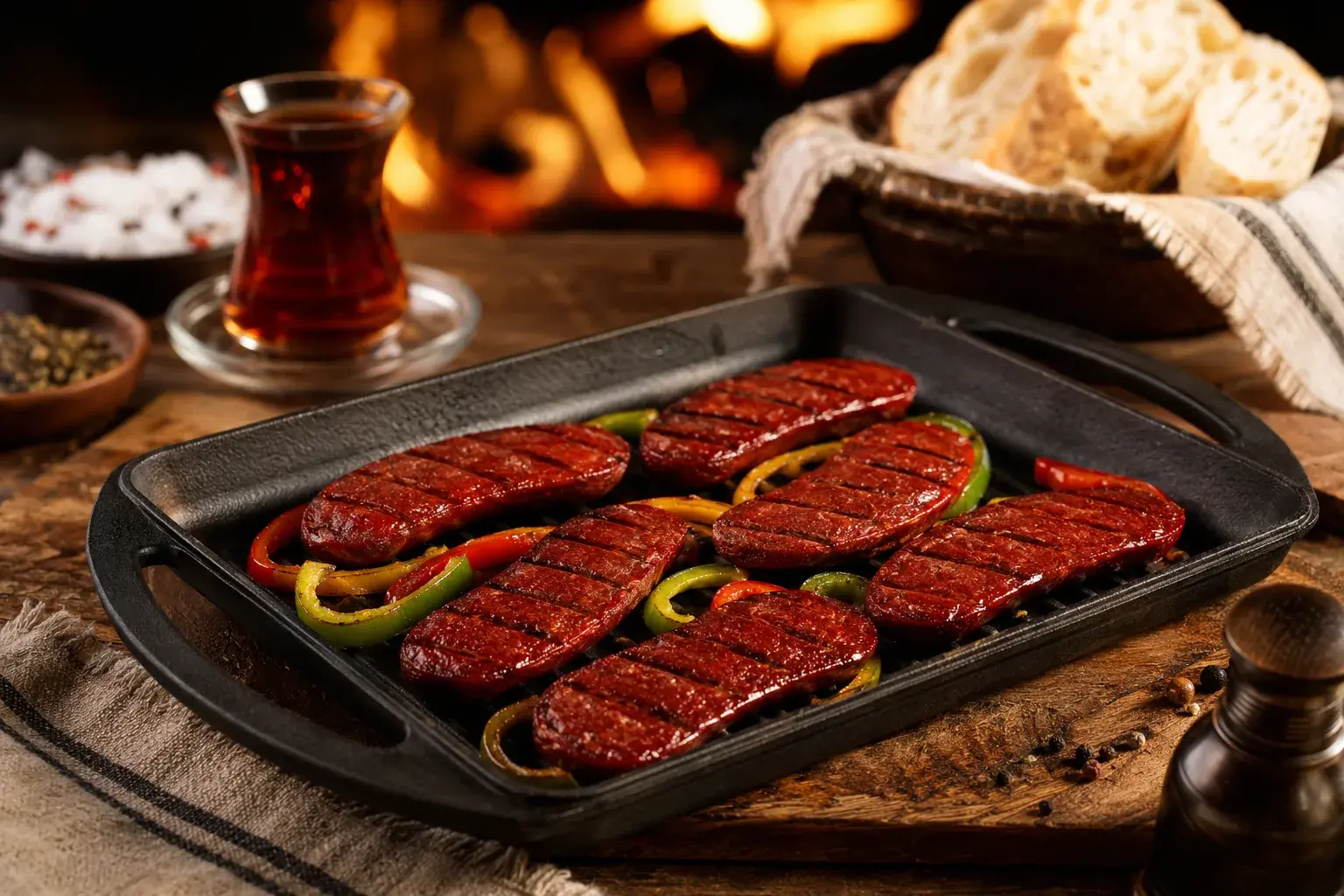Izgarada Parmak Sucuk tarifi
